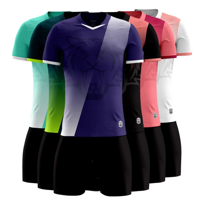Custom High Quality Sublimation Football Jersey Soccer Blank Multi Color Shirts Clothing For Men