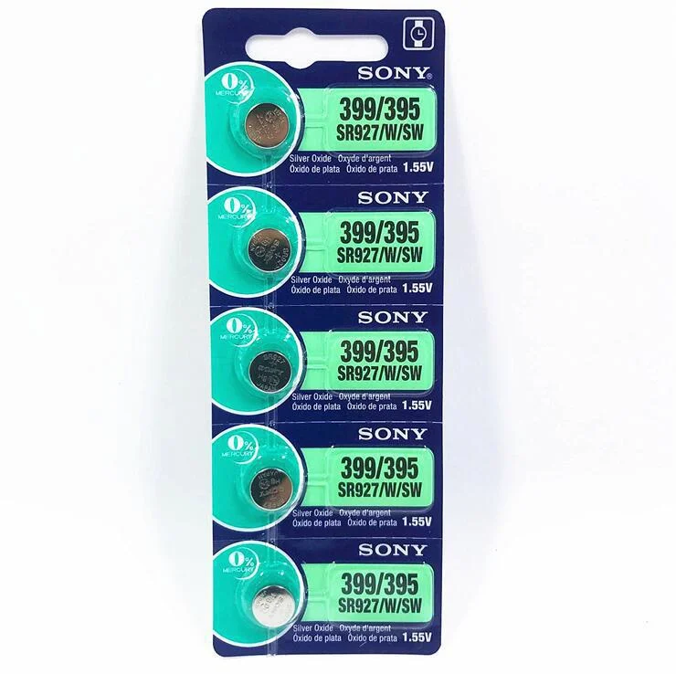 real factory price single pack for Sony SR626SW SR521SW SR621SW SR927SW SR416SW 1.55V Watch Battery 395 364 377 371