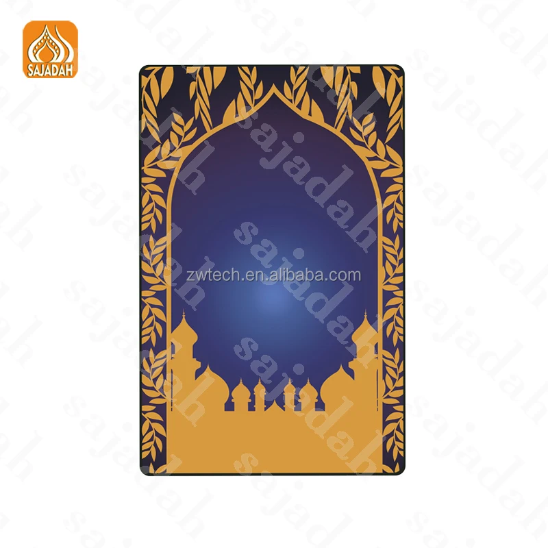 Sajadah DT1707 Wholesale Kaba Prayer Rug Electronic  Turkiye Foldable Portable Kid Prayer Mat Muslim Islamic Toy Guran Lamp