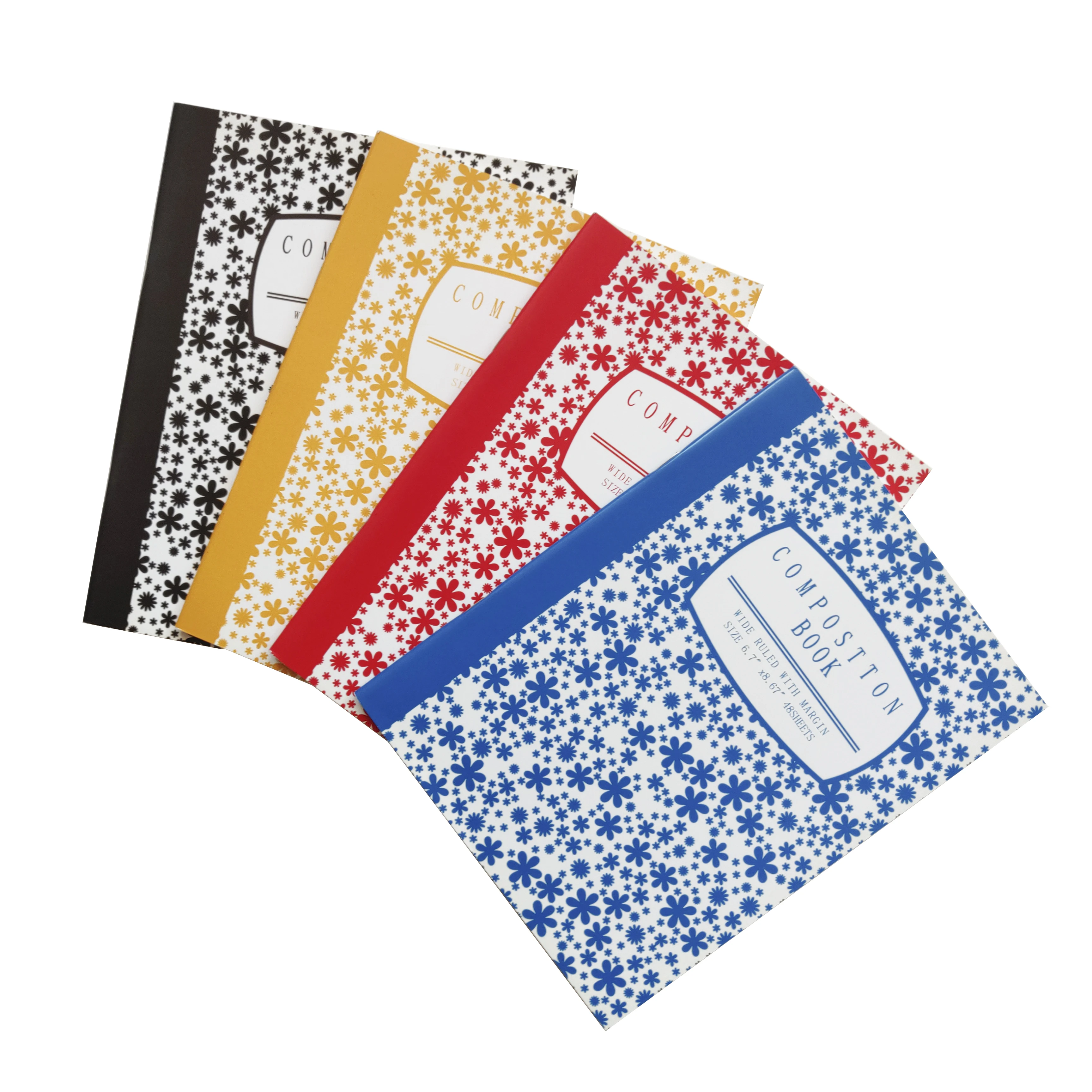 best quality wide and college ruled 100 sheets custom composition book