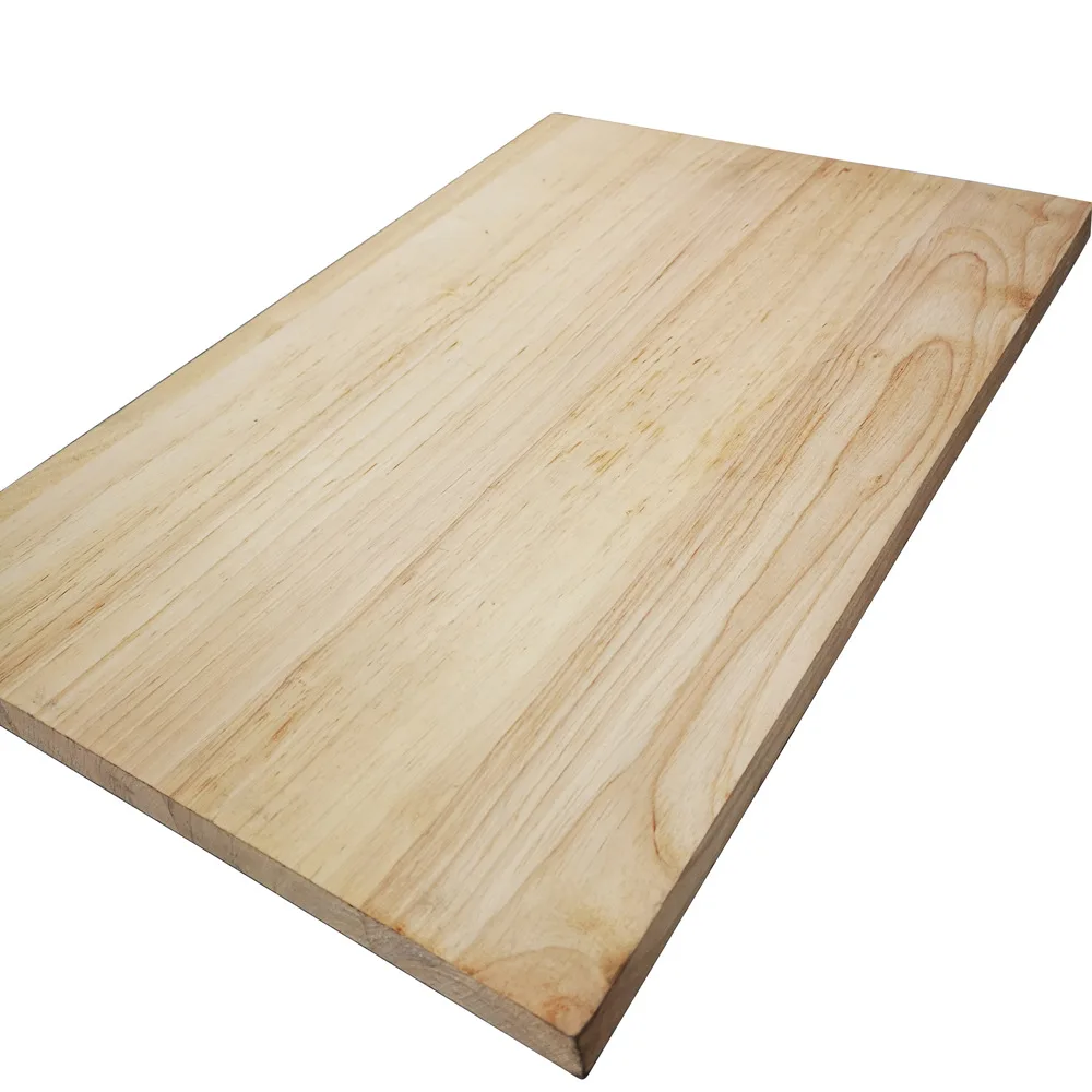 High Quality FSC Wood Graining Rubber Eco Friendly E0 E13Mm 5Cm Thickness Furniture Board Rubber Wood Finger Joint Board (1600682917686)