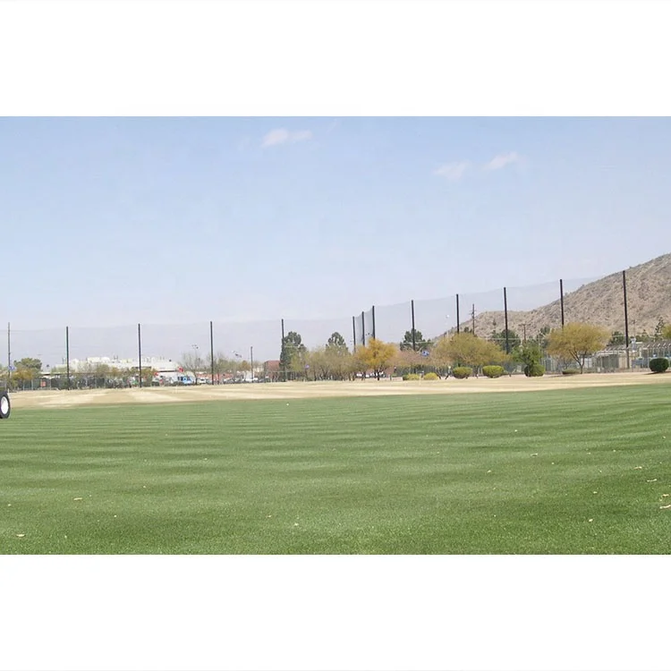 Green Black 2m Sport Outdoor Custom Polyethylene Knotted Training Golf Field Fence Practice Net Cage