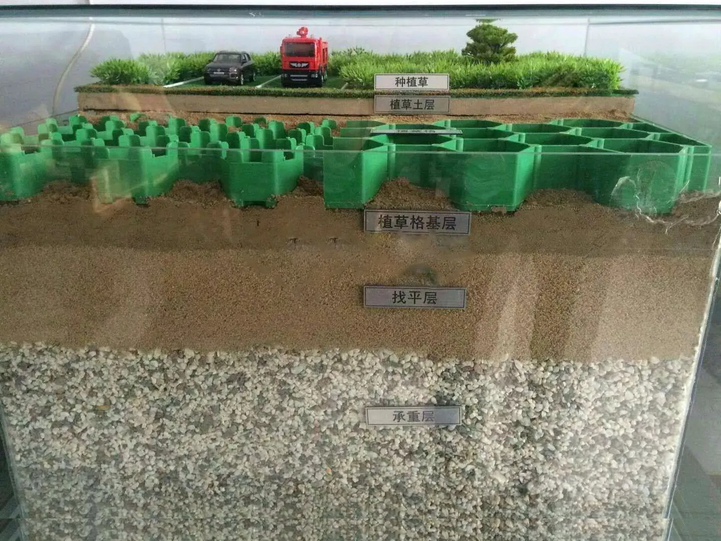 Plastic Grass Paver gravel grass grid  permeable pavers planting hdpe plastic grass grid gravel stabilizer
