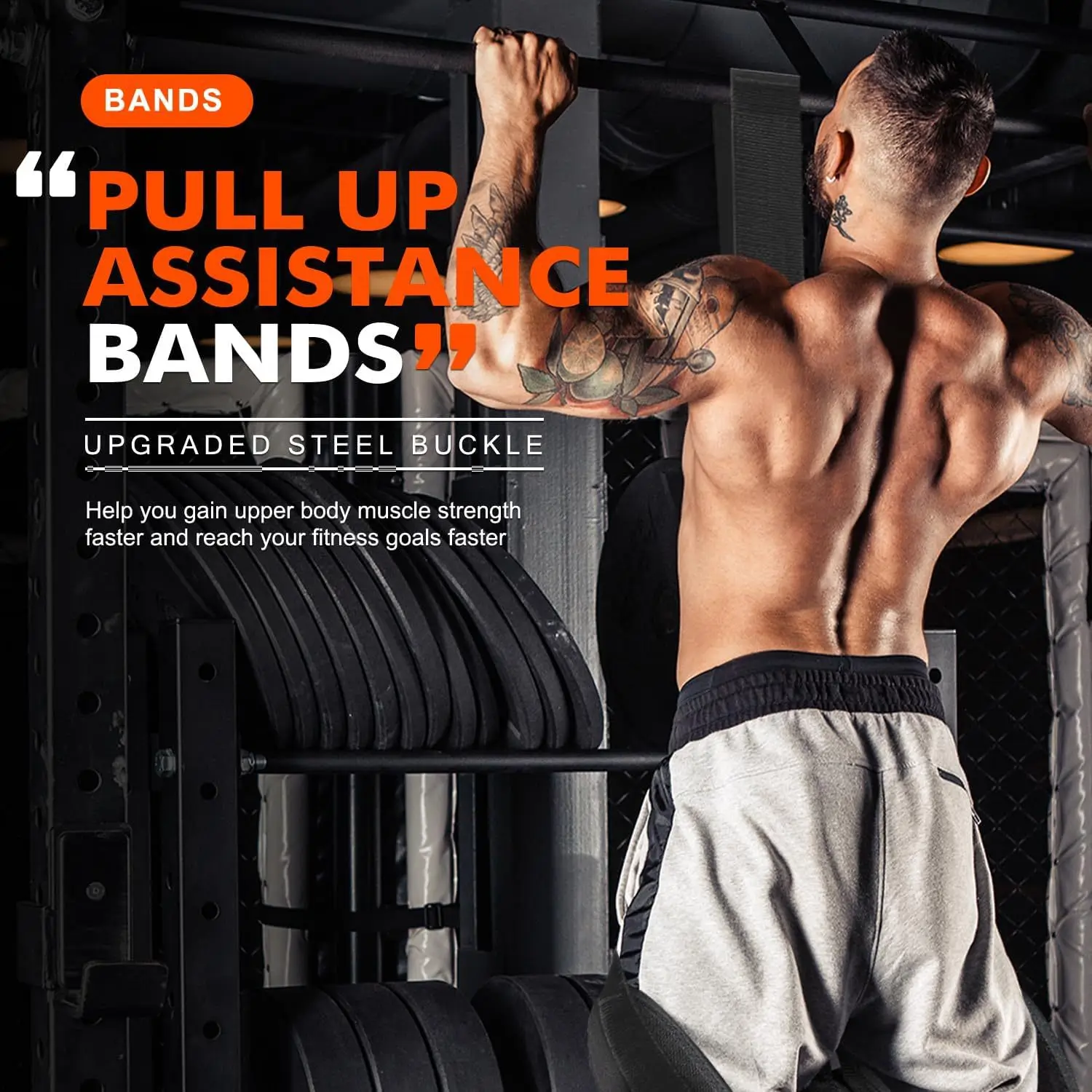 Pull Up Assistance Straps For Pull Up Heavy Duty Arm Chest Muscle Strength Training Assistance Bands