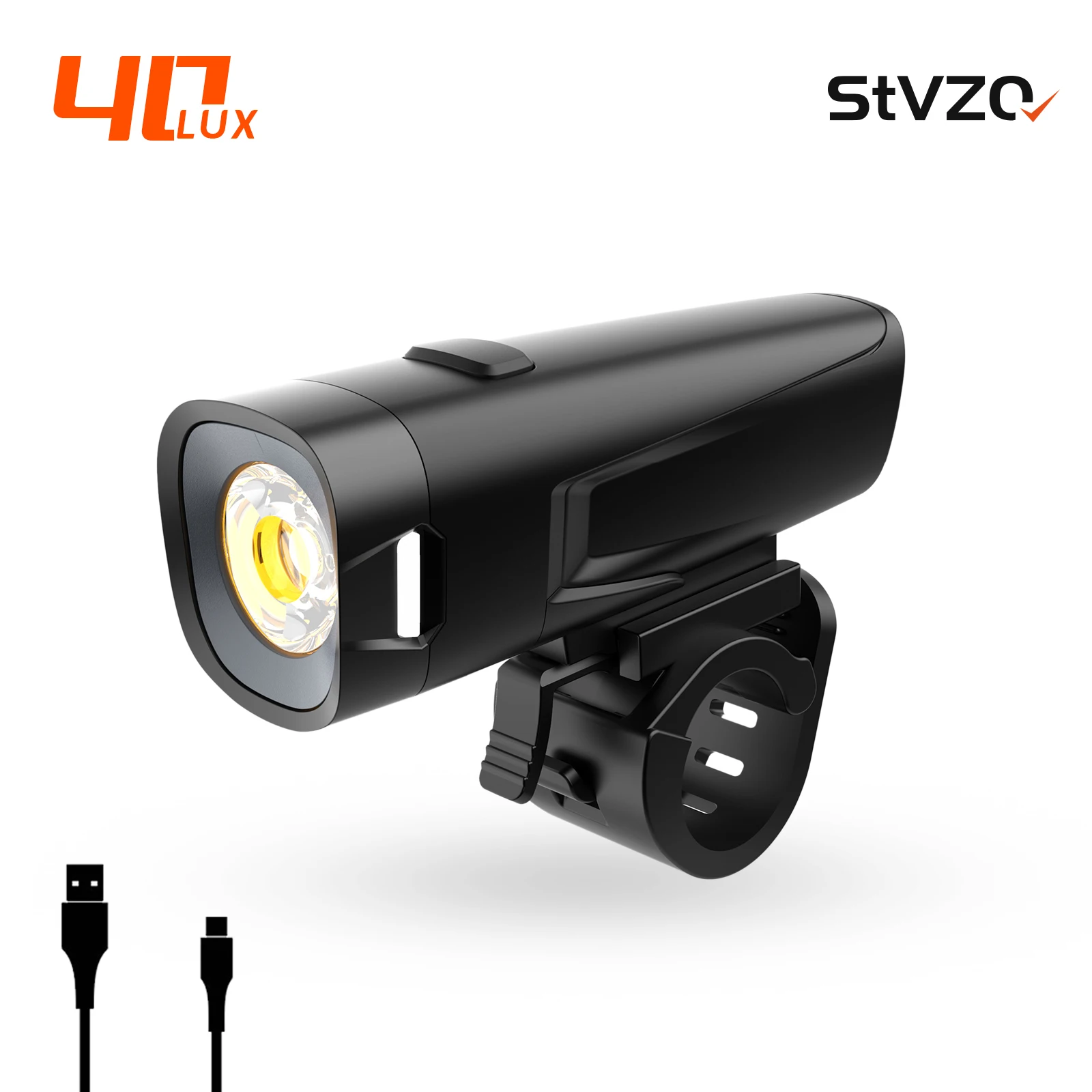 Factory direct Sate-lite 40 LUX USB rechargeable bike light StVZO eletric bike front light LED waterproof