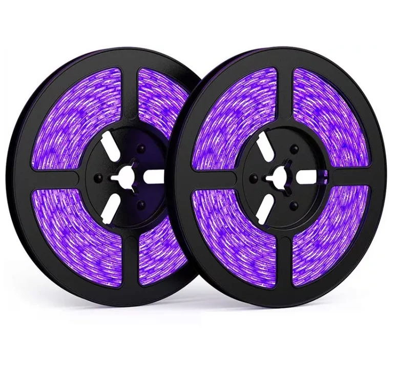 Party LED Strip 5M 60W Bright UV Black Light Waterproof IP65 Blacklight Night Banknote Detection LED UV String Light 80 -25 - 70