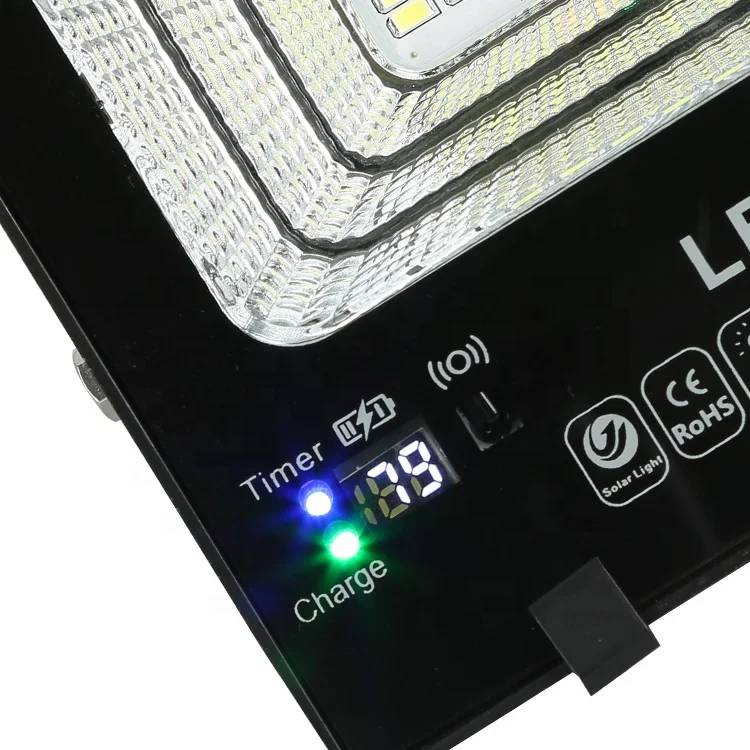 Garden Outdoor Waterproof Ip67 Energy Saving Warm White Aluminum 30 50 100 150 200 300 1000 Watt Led  Solar Flood Light