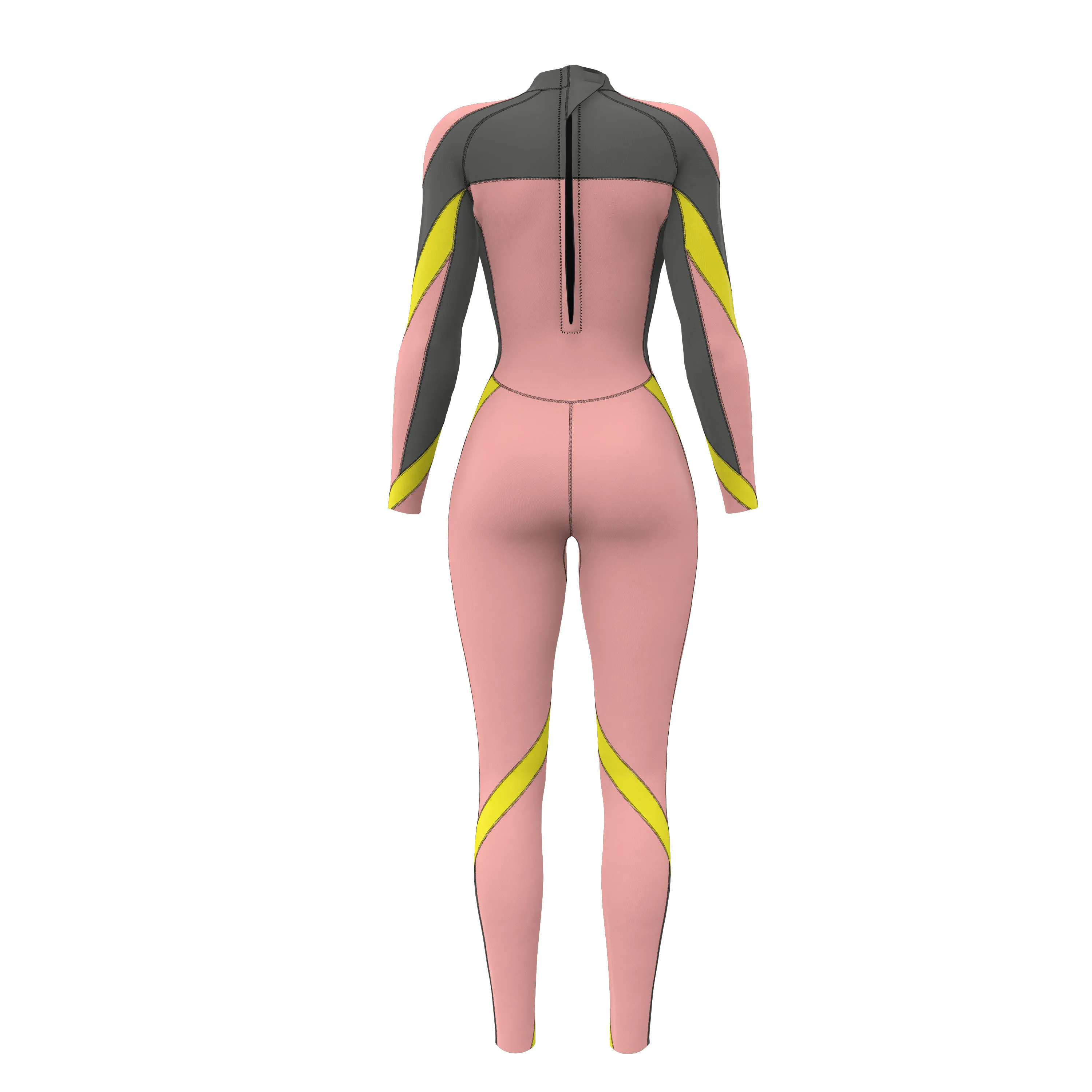 2022 New Custom colorful full tape neoprene surf wetsuit chest zip 3/2mm4/3mm5/4mm limestone liquid surfing women  wetsuit
