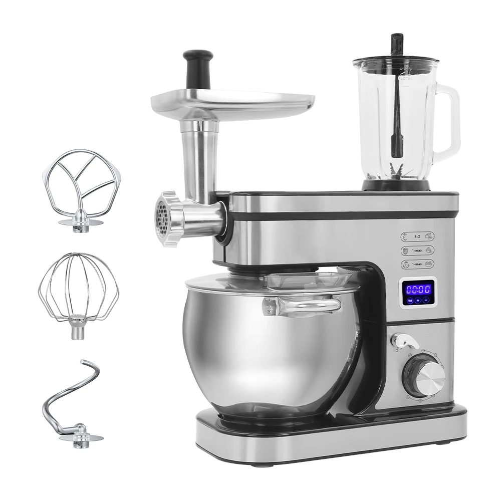 LED Display Stainless Steel Housing Large Capacity Stand Mixer Industrial Food Mixer Dough Mixer For Selling