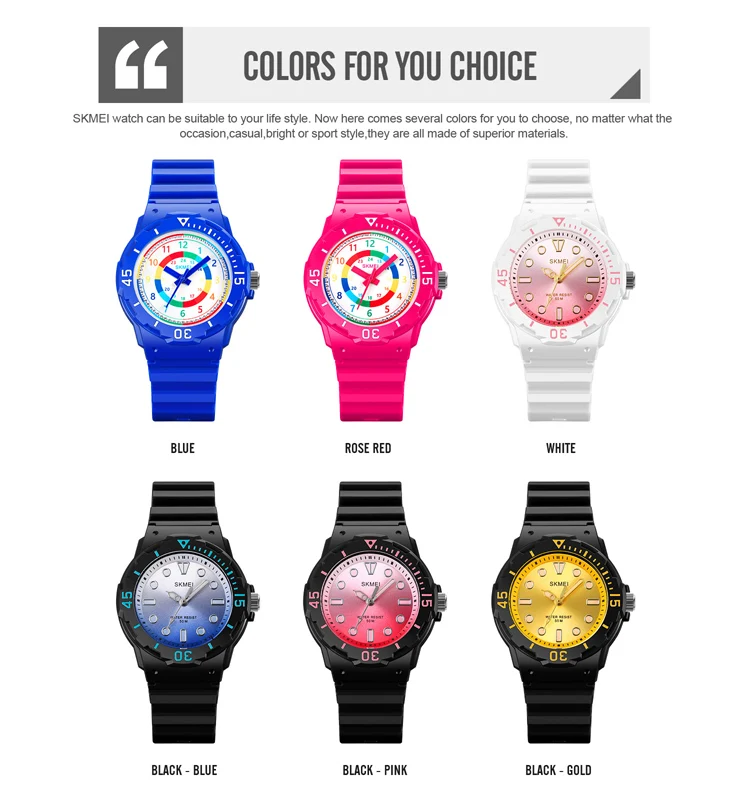 Rejoes Para Mujer Custom Brand Cute Kid Analogue Quartz Wrist Watch  for Girls Boy
