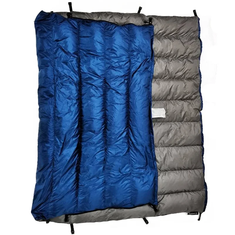 Down Camping Blanket Quilt Packable Down Blanket with zipper Waterproof Camping Hiking Travel Multifunctional Blanket Quilt
