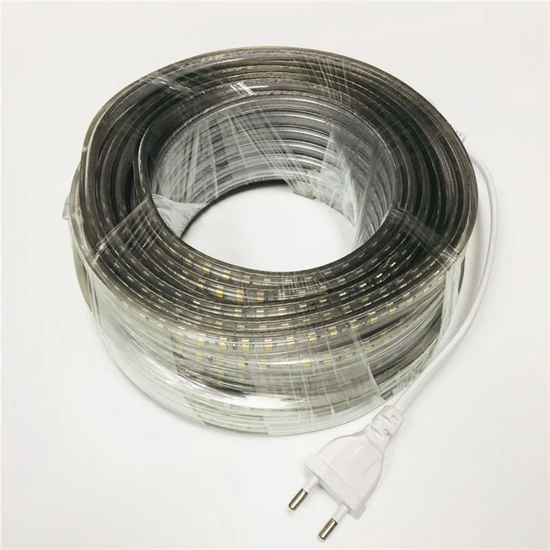 
110V 127V 220V 230V Flexible led strip light kit 120led 10m 20m led rope light kit 3000K 4000K 6000K for decoration 