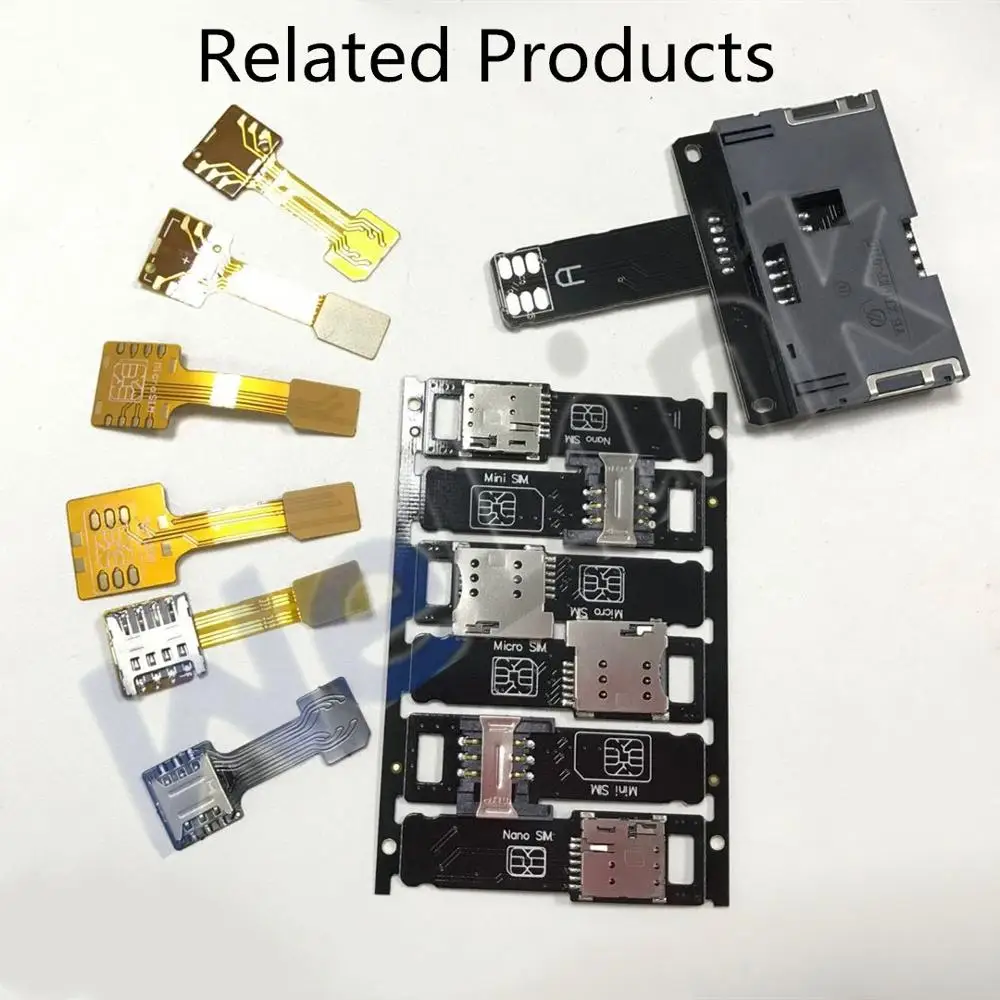 Dual sim adapter hybrid micro sd card for Android