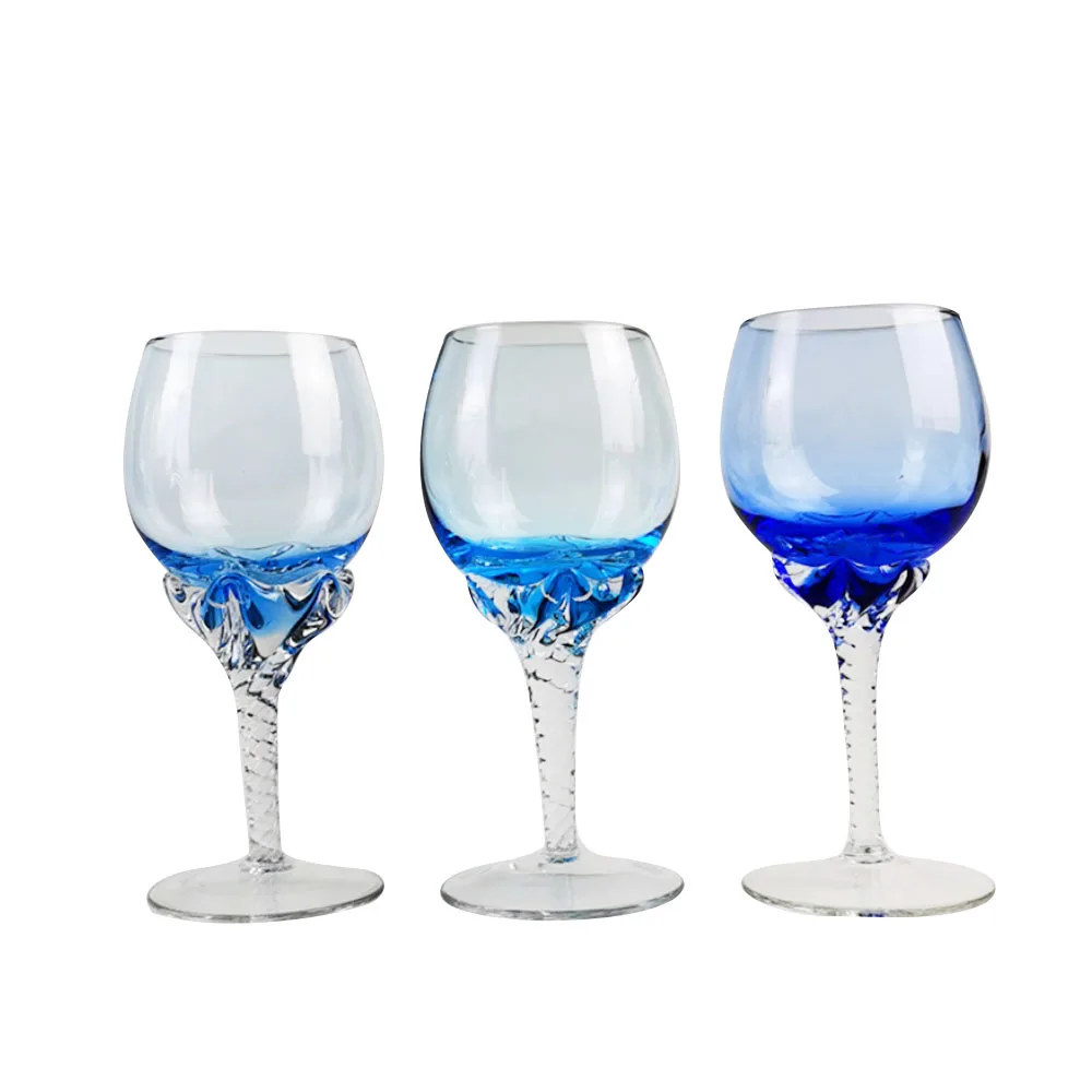 Aeofa European Stained Glass Goblet Wine Glass