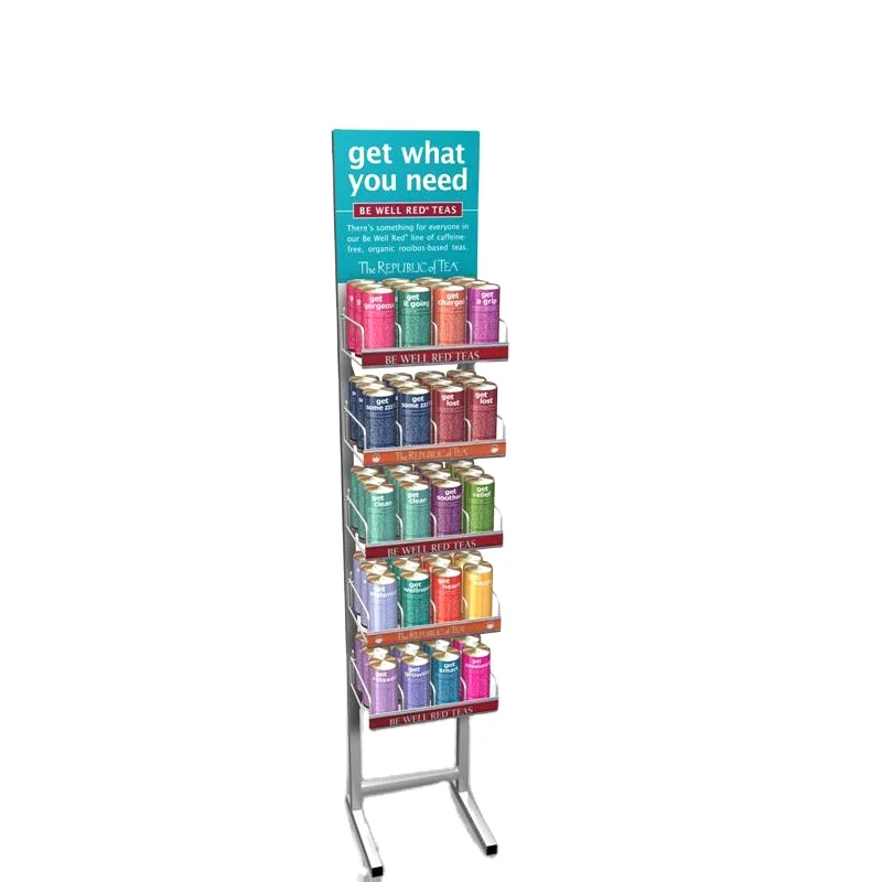 Professional Customized Metal Ceramic Tile Floor Metal Display Rack And Stand