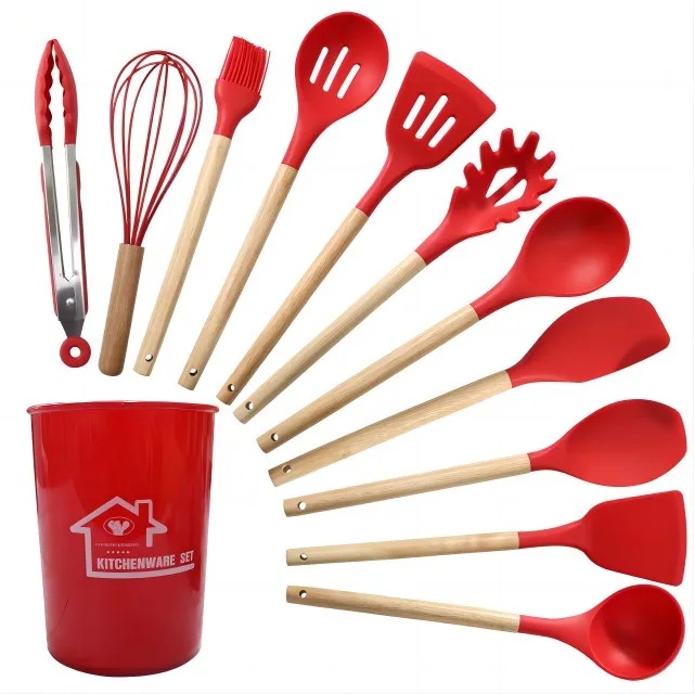 wholesale price Best selling product silicone tableware set of 11 pieces of kitchen used