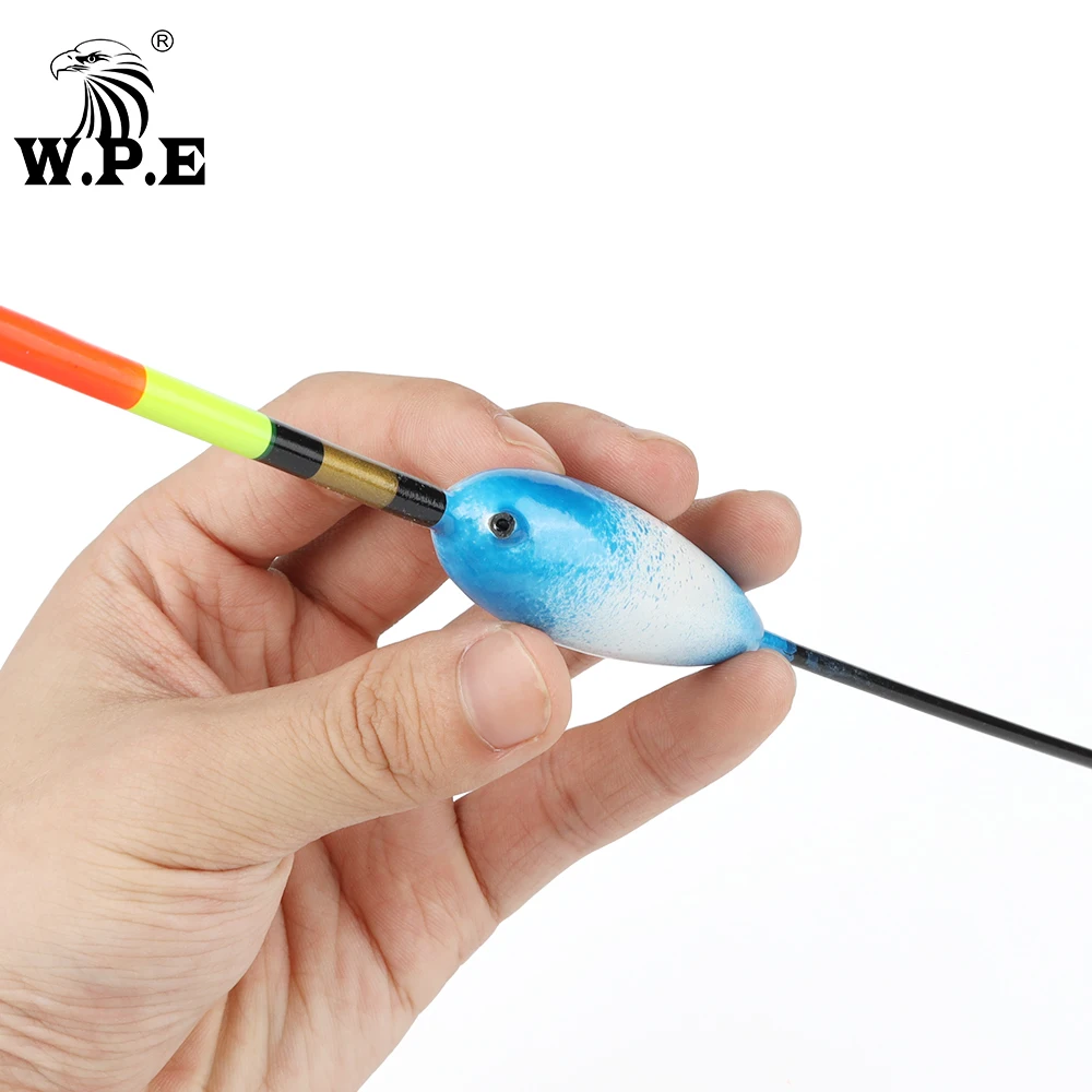 W.P.E 5pcs/lot Fishing Floats 3g/4g/5g/6g Barguzinsky Fir Floats Buoy Bobber  Multicolor Fishing Tackle Pesca