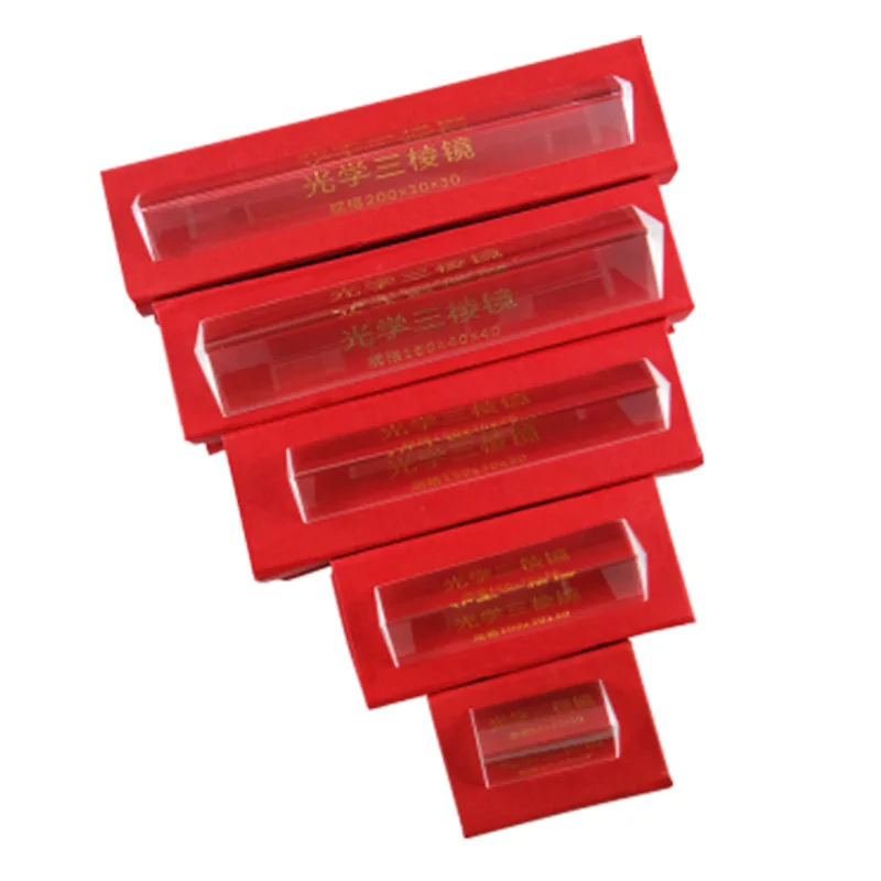 Optical Glass Reflecting Triangular Prism Physics Teaching Equipment