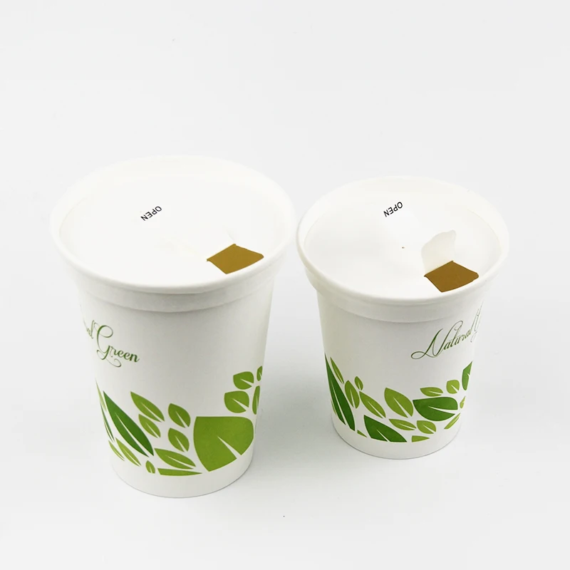 8oz 12oz 16oz 100% biodegradable pla coffee cups