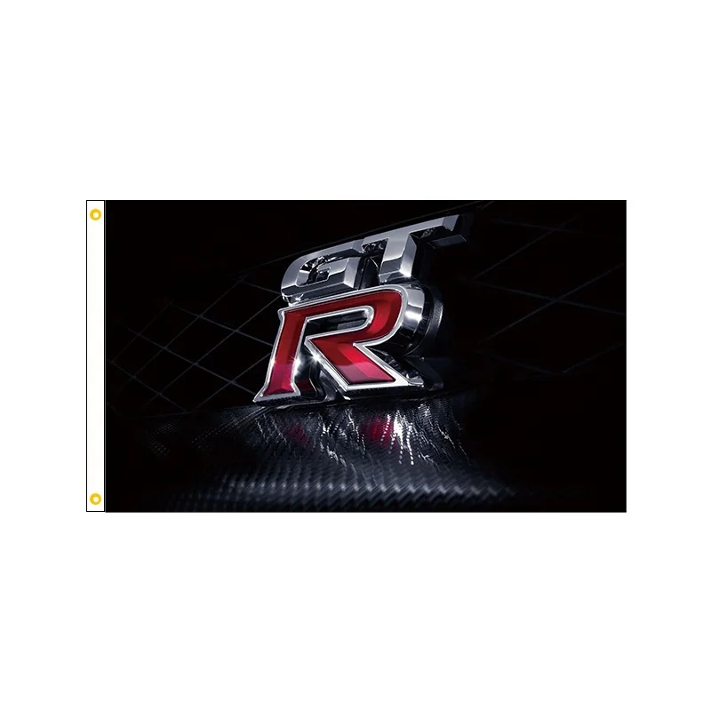 cheap custom double sided printed polyester wall hanging flag banners 3x5 car logos flags