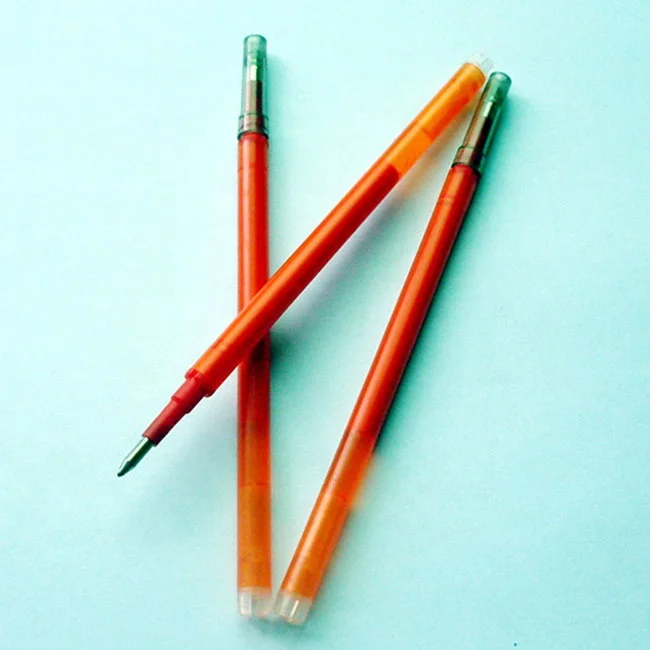 Functional thermo-sensitive heat erasable pen refills for kids playing leather products