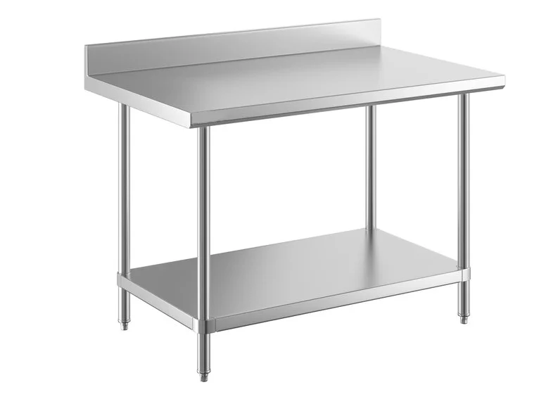 2024Catering Equipment Kitchen Strong Structure Stainless Steel Kitchen Worktable