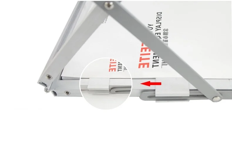 Zed-up Lite A4 Literature Display Stand  double sided acrylic shelves  folding display for magazines brochures