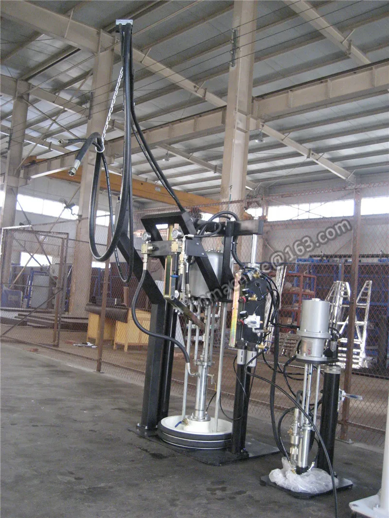 Hollow glass double glaze glass semi-automatic silicone coating machine