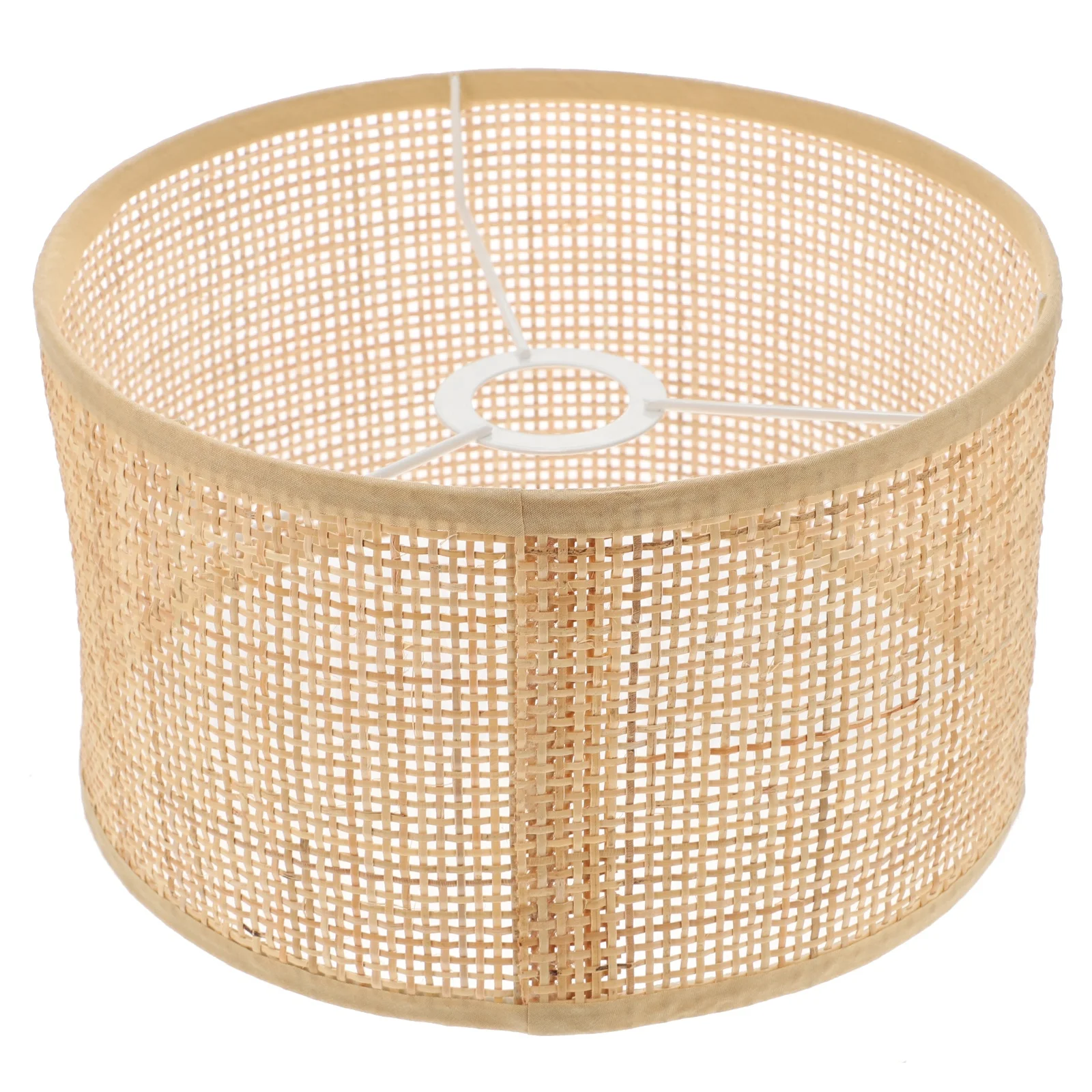Artificial Rattan Lampshade Lamp Shade Rattan Woven Lampshade Table Lamp Cover Replacement Lamp Shade