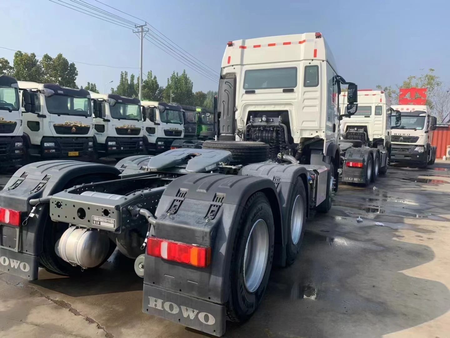 Новый двигатель HOWO TX460 6x4 Weichai 460 лошадиных сил дизельная механическая коробка передач левое рулевое управление пневматическая подвеска сиденье водителя Евро 3