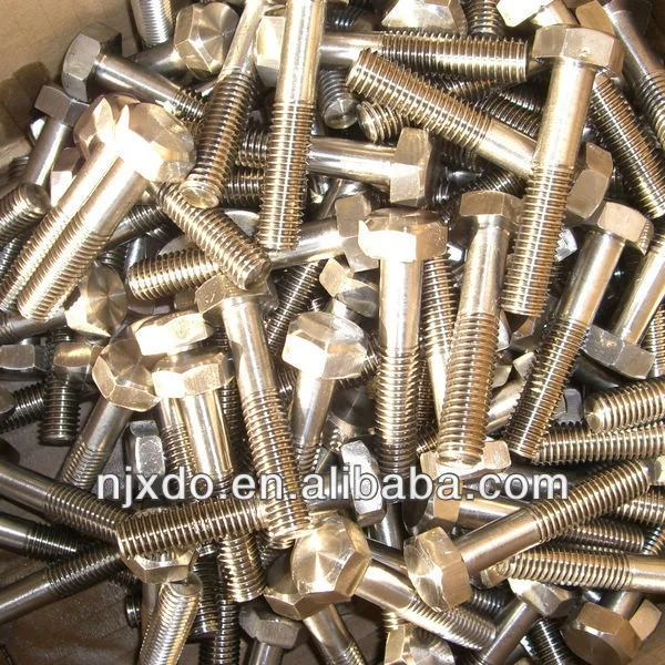 MonelK500 Bolts Nut UNS N0550 ASME Monel Screws Metric Hex Bolt Size Chart Dzus Fasteners