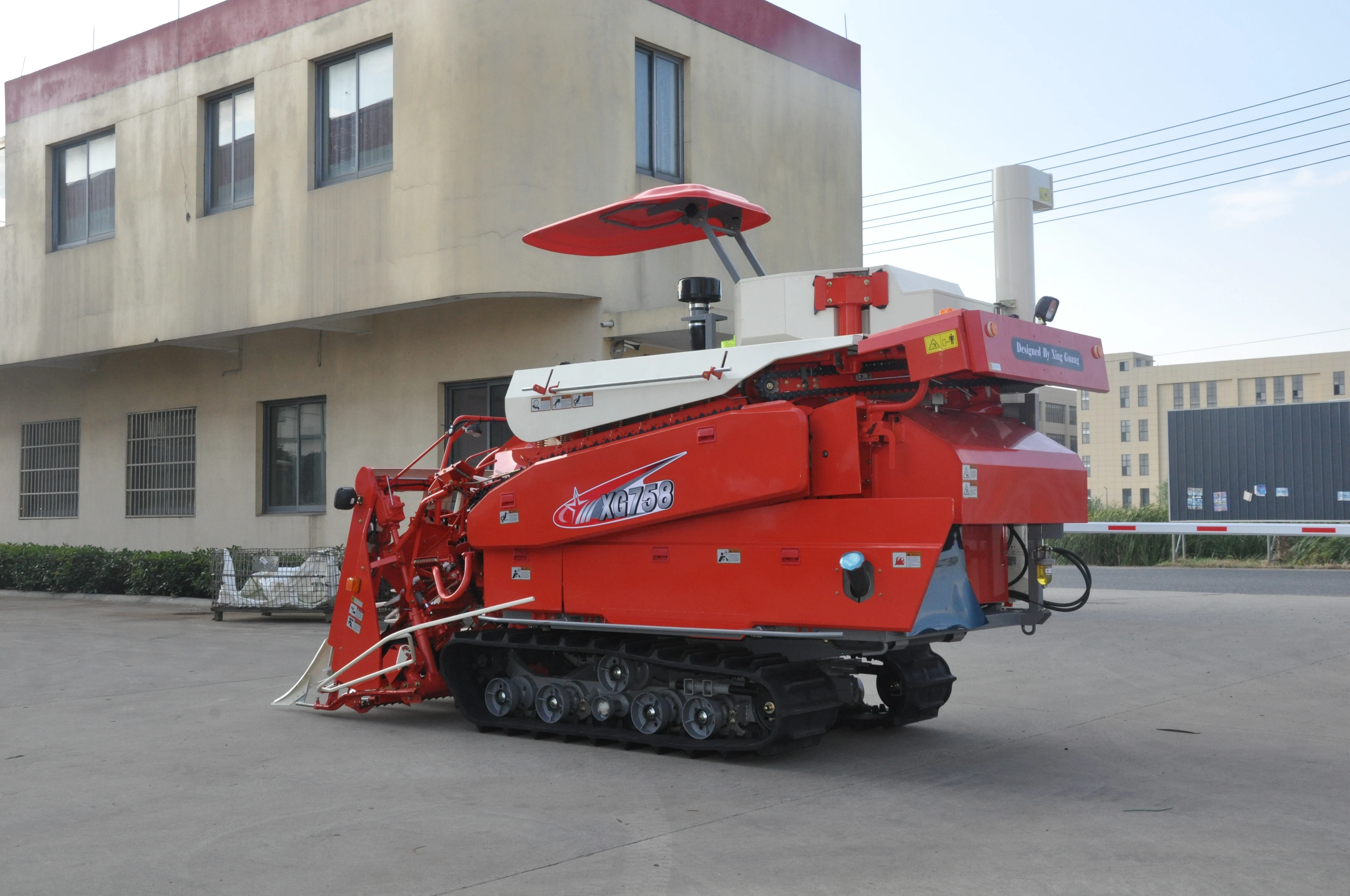 Рисовый комбайн 1450 мм ширина резки уборочная машина сельскохозяйственная техника