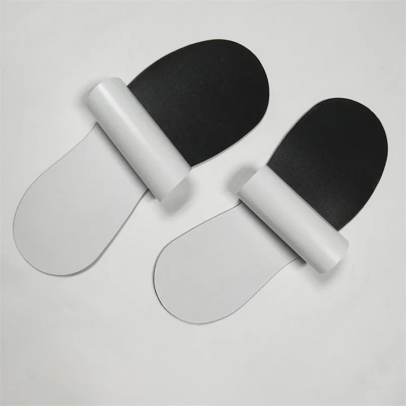 EVA Foam Black Disposable Slippers SPA Slippers for Hotel Travel