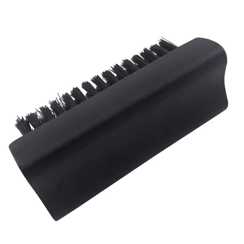 
High Quality Curved Shape Wooden Hard Nylon Bristle Shoe Polishing Brush 