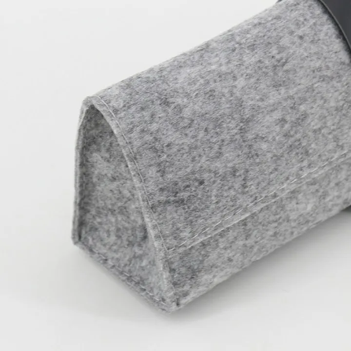 Trendy ProCase School Pencil Bag Pen Case Felt Students Stationery Pouch Cases Black