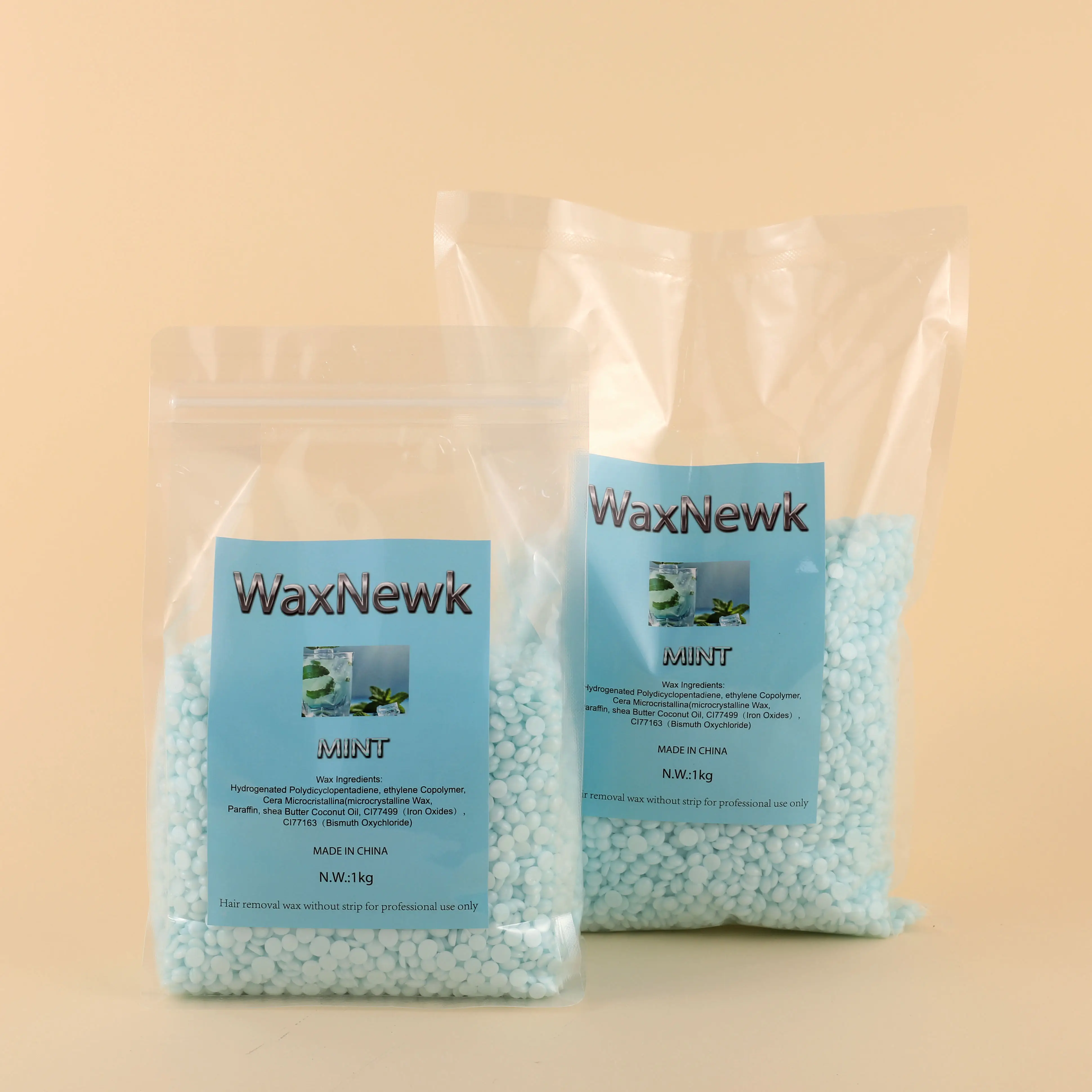 WaxNewK мятный гель консистенция более тонкое применение Премиум формула без канифоли блестящий синий аромат бразильские Твердые восковые бусины