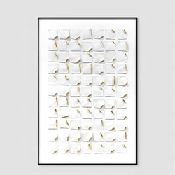 Modern Minimalist Decorative Painting Ceramic 3d Luxury Wall Mural Abstract Wall Painting Ceramic Wall Art Home Decor