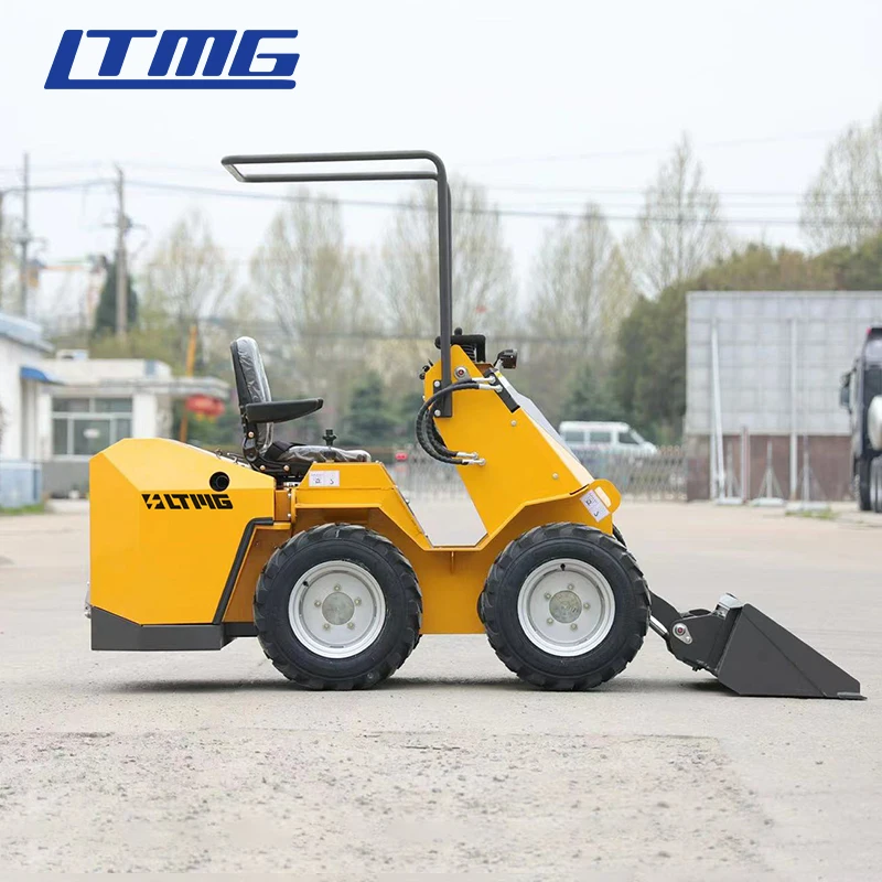 LTMG New Release Model mini skid steer loader wheel seated loader 230kg skid steer loader with seat