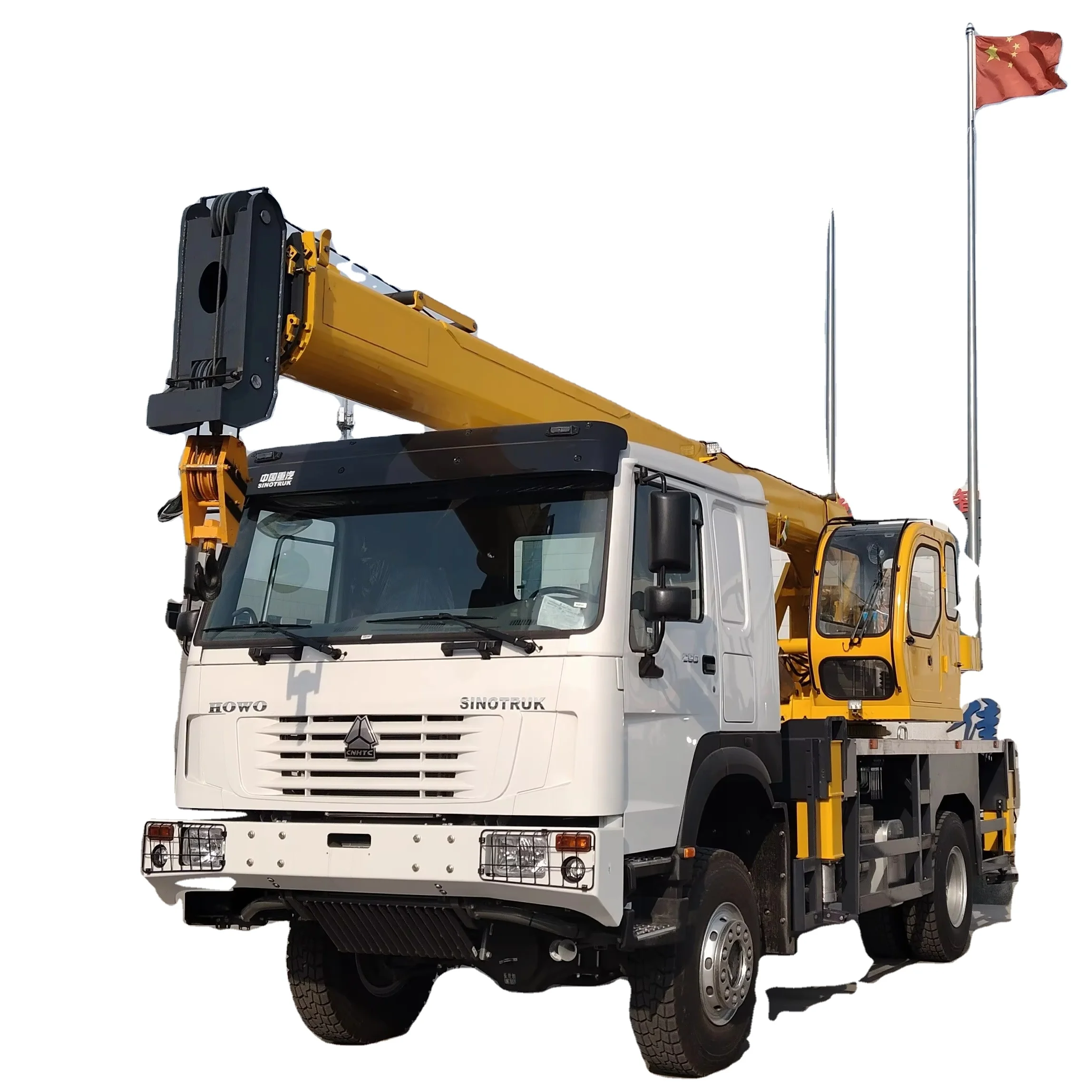 howo 4x4  10T 17 M length Manipulator Telescoping Crane Truck rough terrain crane truck