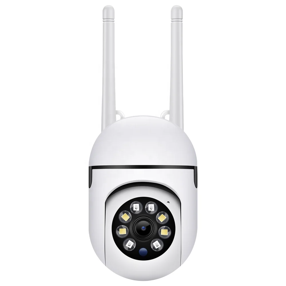 Hot Sale WiFi Camera 360 Degree Wide Angle Full View 3 Night Vision Modes Two-way Audio Security Camera Wireless Outdoor Indoor