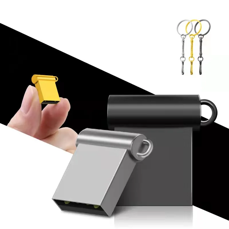 Mini Metal Usb Flash Drive 4gb 8gb 16gb 32gb Super Tiny Pendrive 64gb 128gb Memory Stick Small U Disk Pen Driver Cle Usb