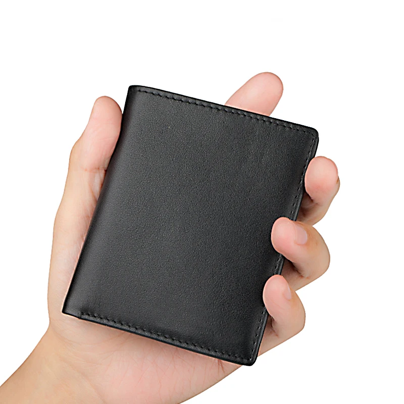 Genuine Leather Purse Manufacture Custom Logo Leather Wallets Luxury Purse