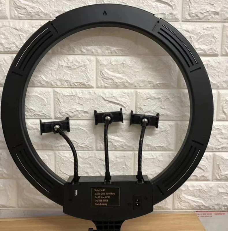  Rkse RL-18C светодиодная кольцевая лампа 18 дюймов Ringlight фотографии для макияжа LED с подставкой типа «Горячий башмак камеры и