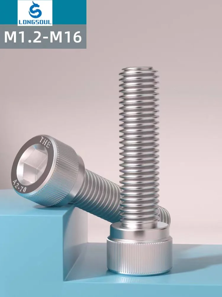 Hot sale China made high duty stainless steel cylindrical hexagon head high strength whole size long bolt