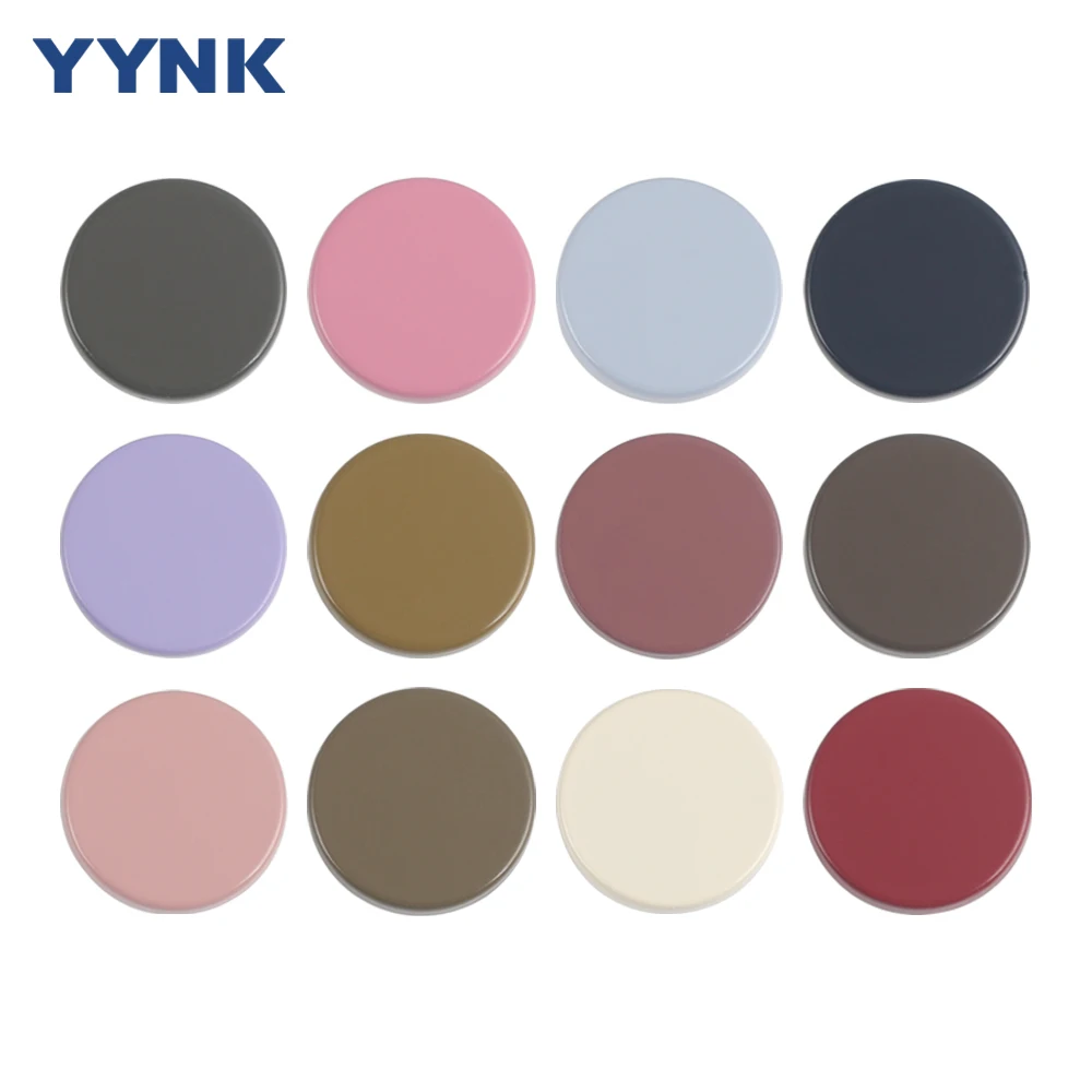 22 Years Manufacturer Wholesale High Quality Colorful Printed Spring Button Metal Snap Fastener for Hat Bag Cloth Garment