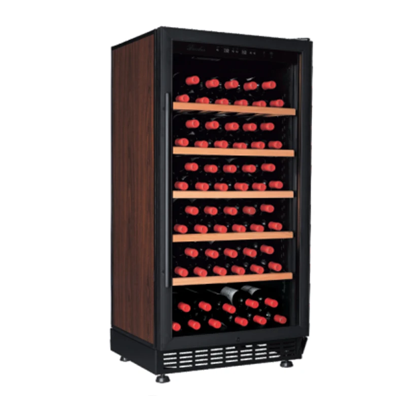 Bacchus Commercial Wine Cooler Cabinet 188L 72 bottle Wine Cooler for Sale Compressor Cooling Wine Cooler Refrigerator