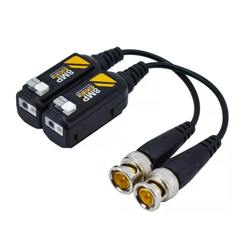 
1channel passive 1080p 3MP 4MP 5MP 8mp 4K bnc video balu, hd VIDEO BALUN 