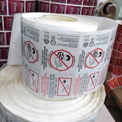 Packaging Self-adhesive Label Printing Supplementary Label Custom Printing Health Food Label Sticker