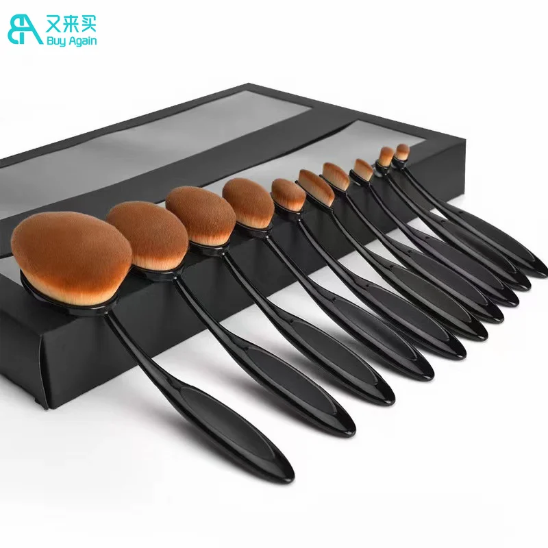 brush soft oval toothbrush oval foundation brush make up toothbrushes oval makeup brushes