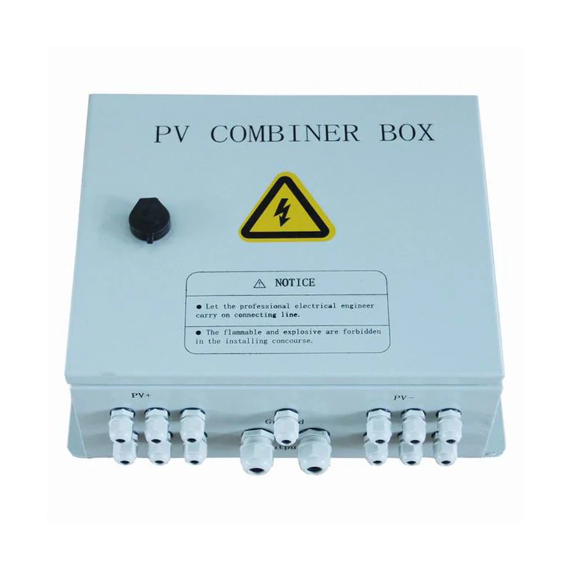 Solar Panel Combiner Box 4 6 8 12 16 24 Strings 4 In 1 Out 1000V 1500V PV DC Combiner Box